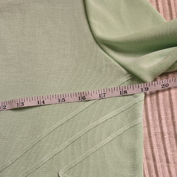 Ming Wang Green and Black Blazer with Stand-Up Collar - Picture 11 of 12